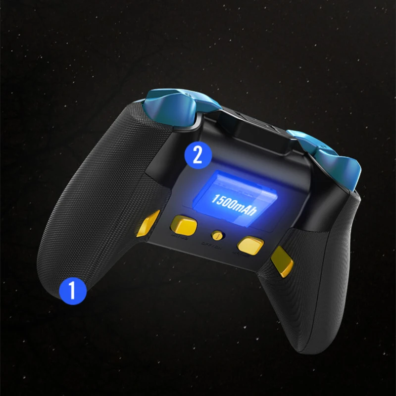 GamePads Flydigi Apex 3 Bluetooth Wireless Gamepad Aerospace LED Affichage de vibration de vibration Give Great Controller avec base de chargement magnétique