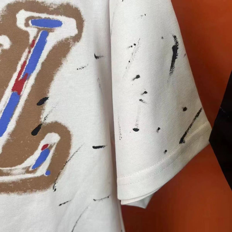 6 Bawełniany oddychający męski i damski wydzielny t-shirt zaawansowany designerka tkanin z krótkim rękawem