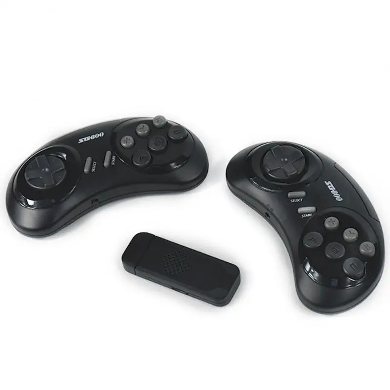 GamePads SG800 MD HD Консоль видеоигр 16 -битная беспроводная консоль 2.4G Беспроводная приемник Buildin 688 Games для Sega Genesis/Mega Drive