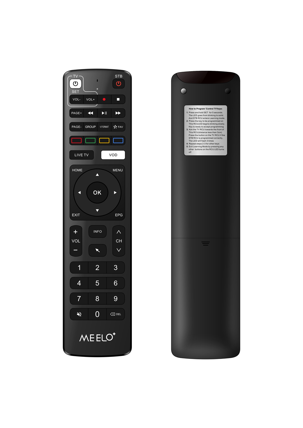 New Meelo+ جهاز التحكم عن بعد مناسب لـ XTV SE2 Lite Duo XTV Pro Amlogic S905W2 4K TVBOX