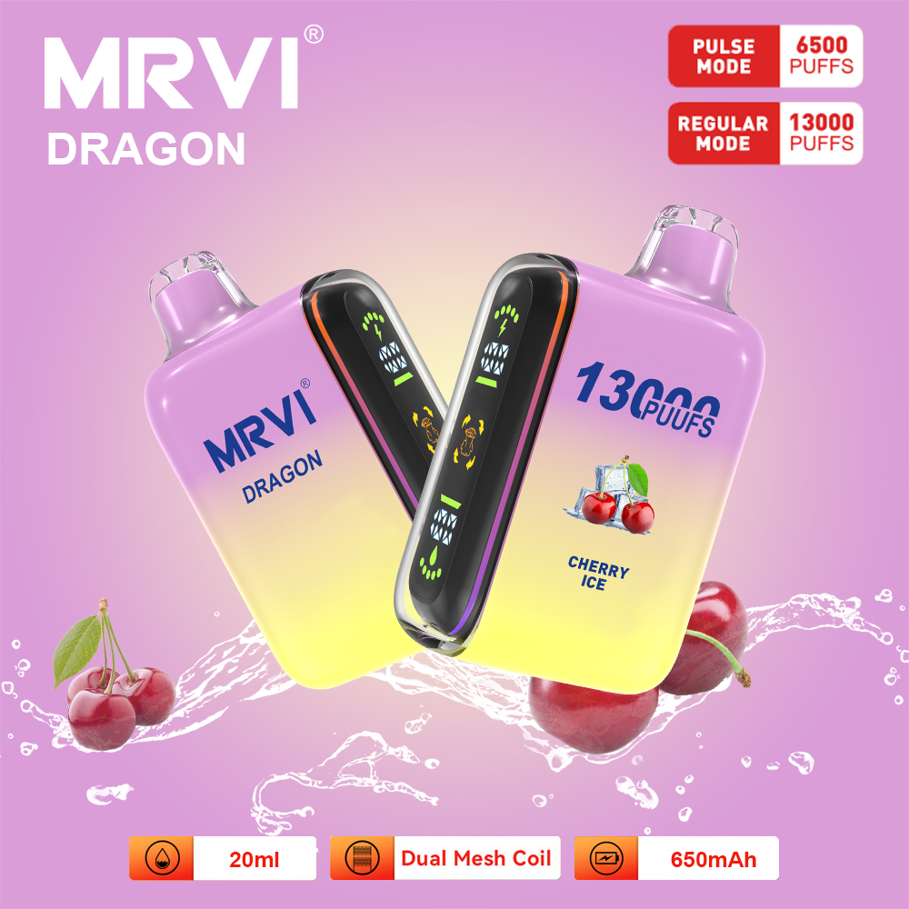 Original Geek Bar Pulse MRVI Dragon 13000 Puffs Vapes Disposable Puff 15000 With Two Modes Full Screen Display 20ml E Juice Pod E Cigarette Puff 20k