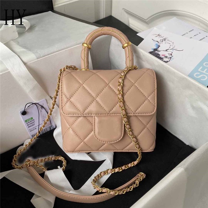 مصمم الفاخرة مزدوجة رفرف حقيبة matelasse 2way سلسلة الكتف حقيبة جلد أبيض AS4035 Crossbody حقيبة اليد 7A أفضل جودة