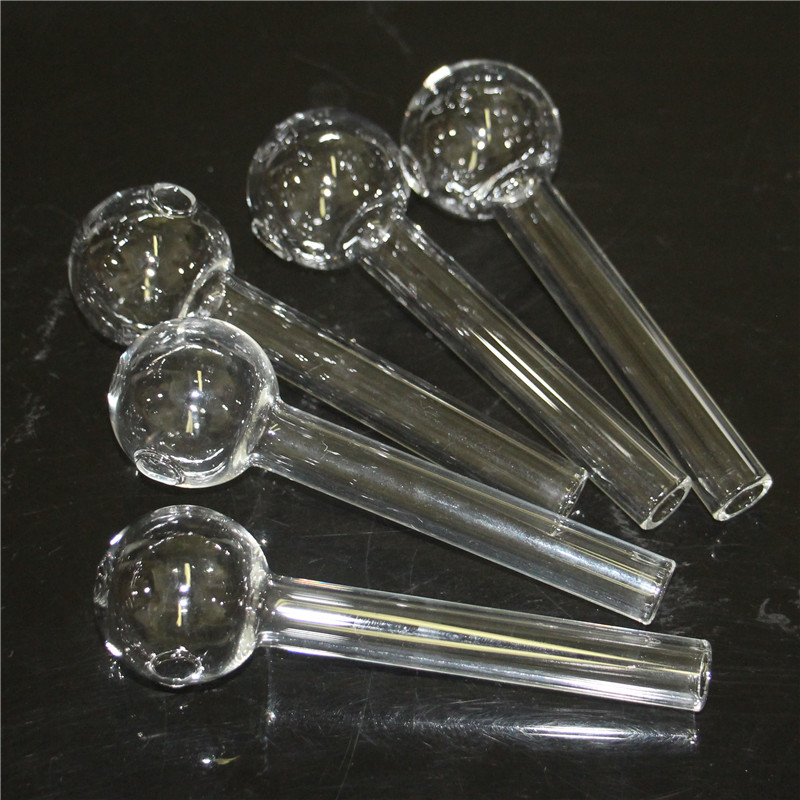 Cuccio di vetro all'ingrosso pipa a mano con tubo di vetro Burner Burner Bongs Glass vetro Accessori fumo di fumatori