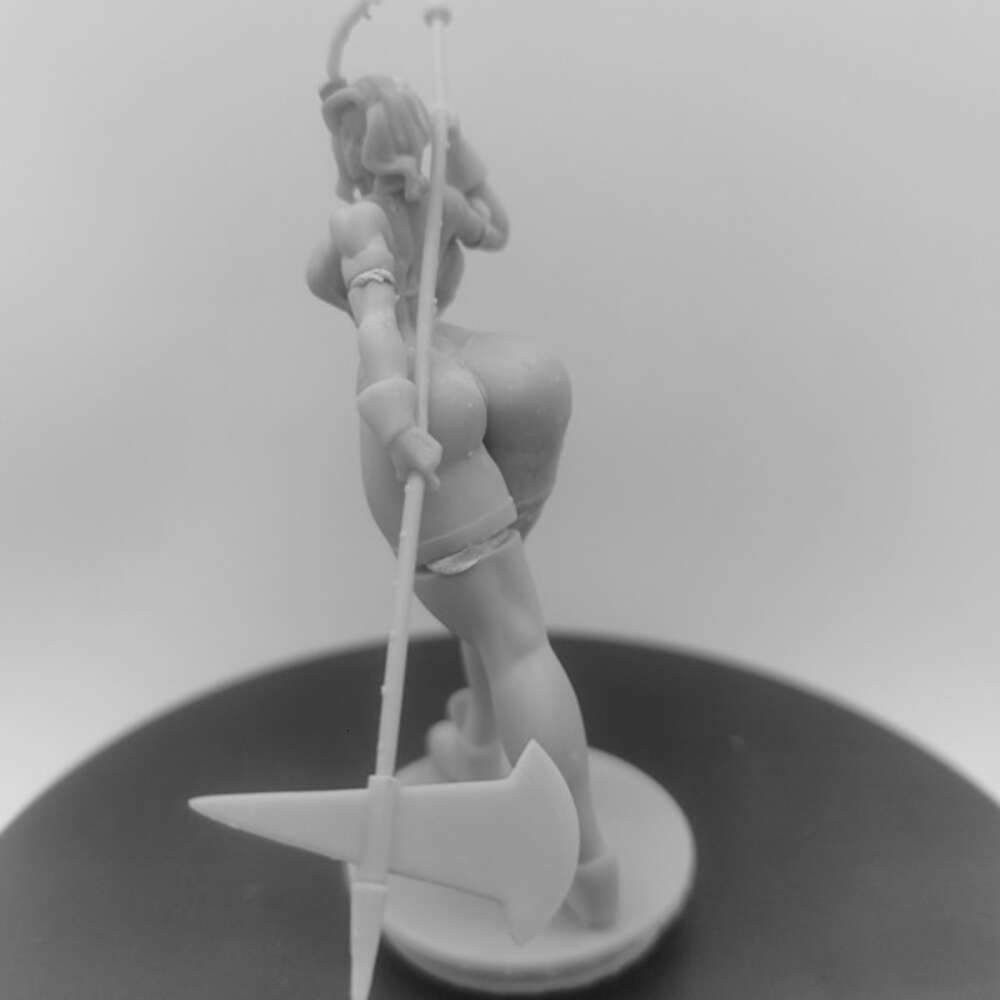 Anime Manga Resina Figura Dragón Corona Guerra Femenina 1/24 Escala 90 mm Altura total sin ensambla