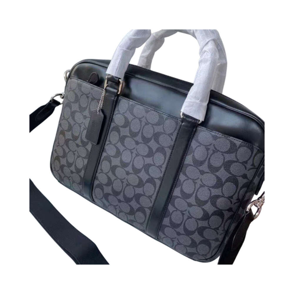 Handbag Designer Sells Branded Bags at 60% Discount New Classic Coating Prbyopia Bag Mens Briefcase One Shoulder Crossbody