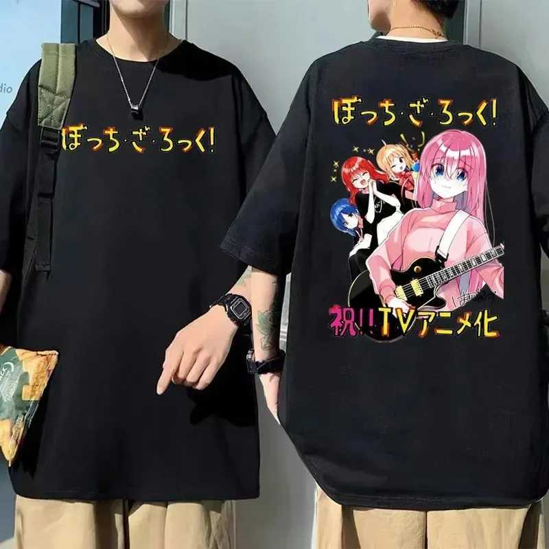 T-shirt femminile divertente e carino anime K-On Hirasawa Yui Akiyama Mio Scegli maglietta giapponese MENS GIAPPONESE MENS E WOMENS PLASS TIME T-SHIRTL2403