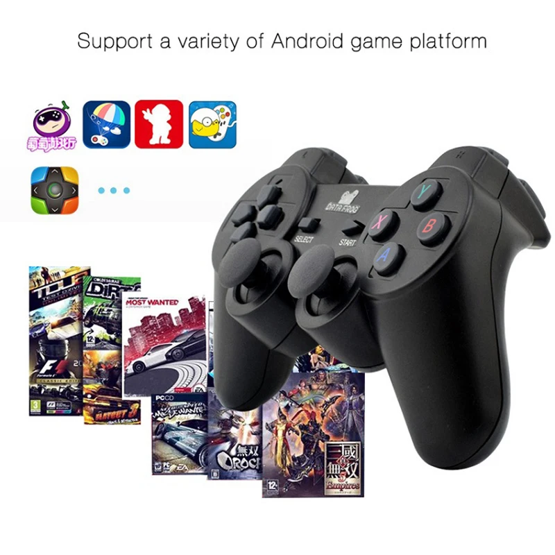 GamePads 2.4 g kontroler bezprzewodowy gamepad Android Joystick Joystick z konwerterem OTG na smartfon z Androidem na tablet PC Smart TV Box