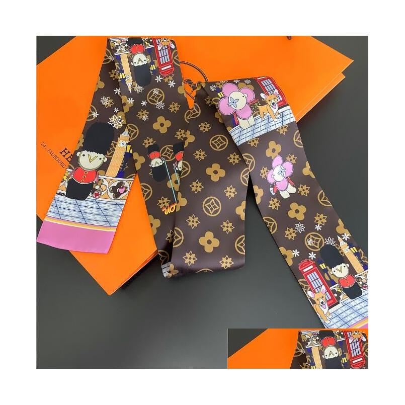Scarves 16Style Desinger Bags Accessories Silk Handle Gloves Wraps Muffler Wallet Purse Handbag Women Bag Paris Tote Lage Drop Deliver Dhgrt
