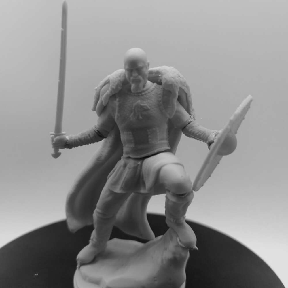 Anime Manga Viking Legende Harz Abbildung 85 mm Gesamthöhe Miniaturen GK DIY AUSGABE MODELLE KIT UNAMMENT AMA Unbemalte Statuette -Spielzeuge