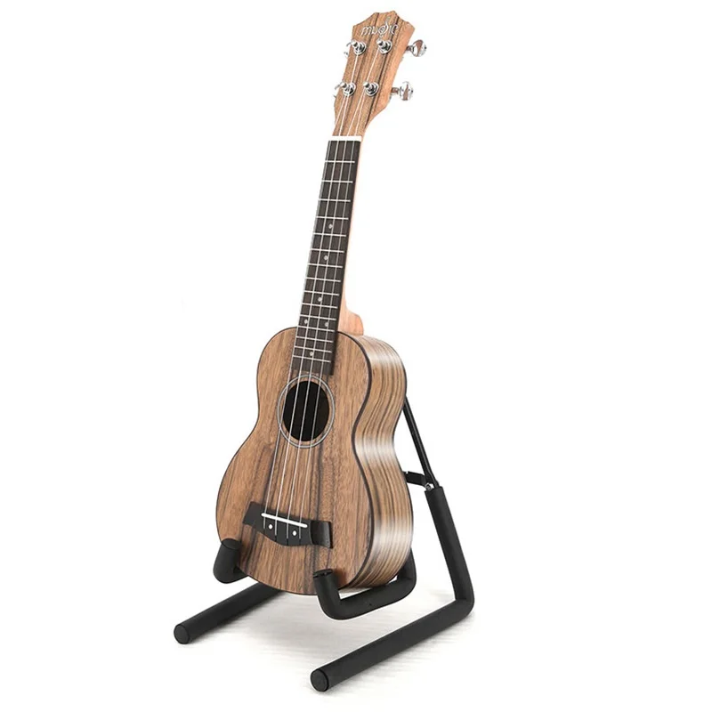 Cabos 21 polegadas 15 trastes soprano ukulele walnut material de pau -rosa 4 strings havaiano pequeno guitar