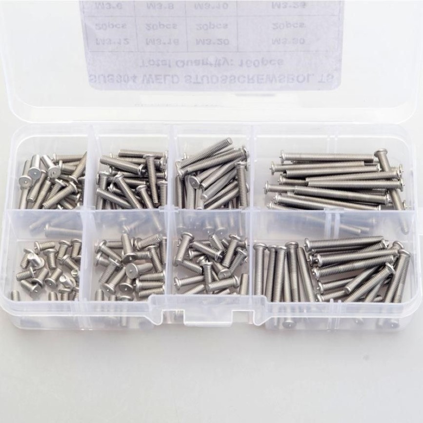 M3 Weld Threaded Studs For Capacitor Discharge Welding Spot Screws Nails Stainless Steel Stud278s