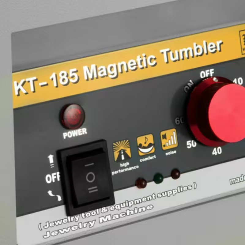 KT185 2000RPMフィニッシャー7.3インチジュエリー磁気ポリッシャーポリッシュツールタンブラーポリッシングマシンジュエリーゴールドシルバー