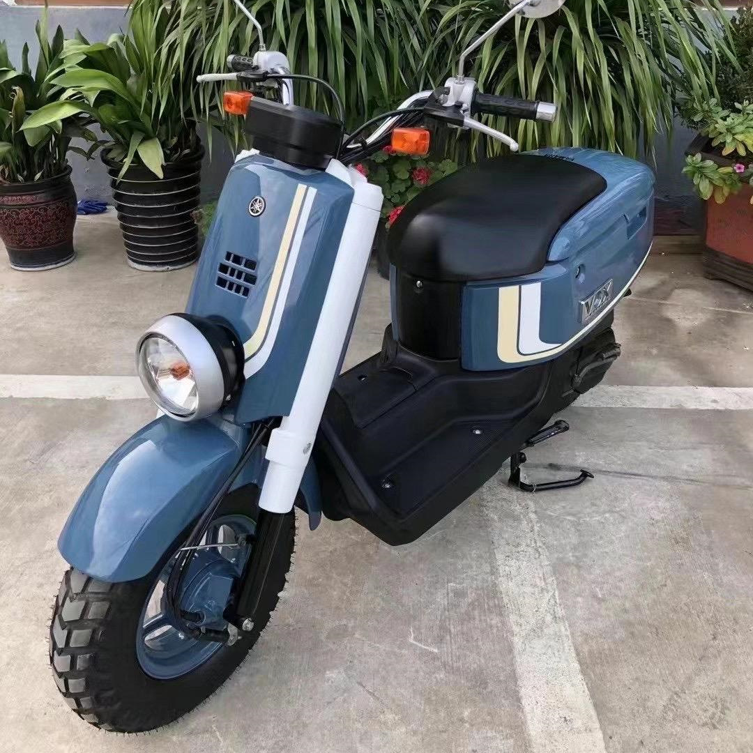 Export Mahamu VOX50CC retro little turtle scooter personality moonlight treasure chest fuel transportation booster motorcycle model ZY125T-14 size2220+750+1085