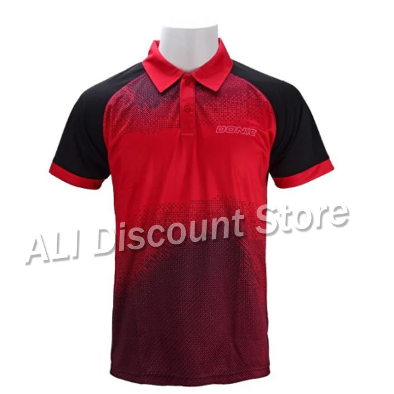 Trikots Donic Tischtennis Kleidung Kurzarm Airpermeable Quickdrying Ping Pong Sport Tshirt Sport Trikot