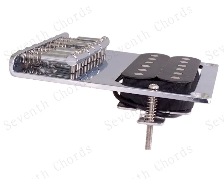 Cabos l forma de forma 6 corda tl ponte de guitarra elétrica com captação preta de humbucker