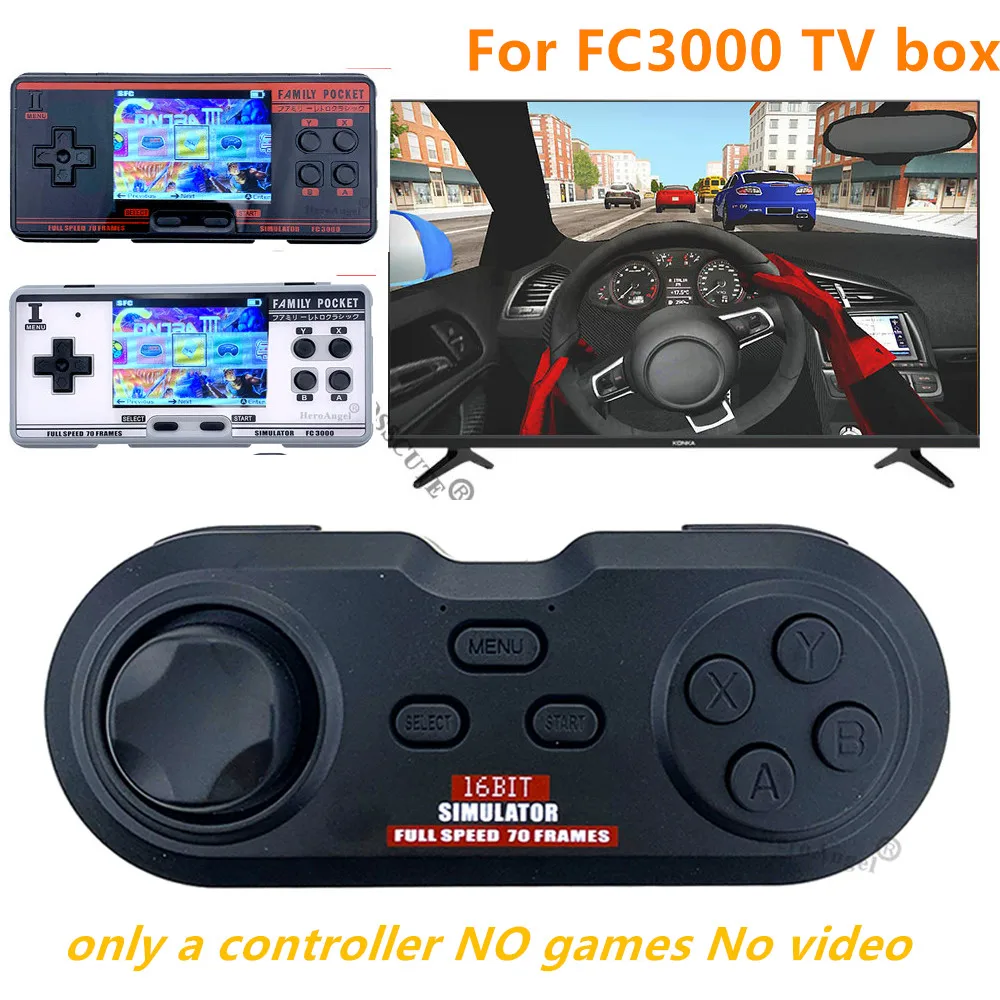 Controller cablato gamepads gamepad USB Piccole manici videogiochi tv stick il gioco portatile FC3000 solo un controller