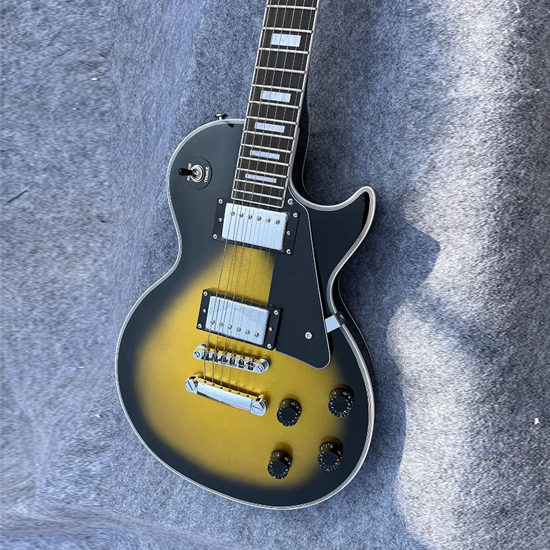 Guitar 2022 Classic Brand Electric Gitara LP Guitar Electric Gold Powder Bright Surface Performance poziom bezpłatna dostawa do domu.