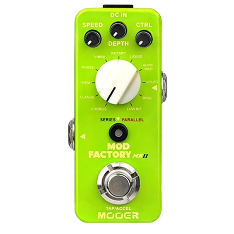 Кабели Mooer Mod Factory MKII Многомодуляция гитарная гитара педали электрические эффекты Stompbox True Sound с 11 алгоритмами