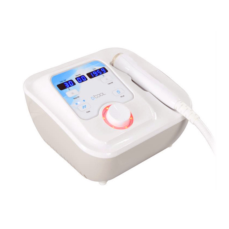 DCOOL portable cool + chaud + EMS pour le serrage de la peau Antifiness Facial Electroporation Machine Device de beauté