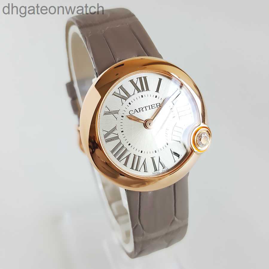 Unisex Originele Carter Designer Polshorwatch Box White Ballon Series 18K Rose Gold Quartz Business Designer Pols Watch voor mannen