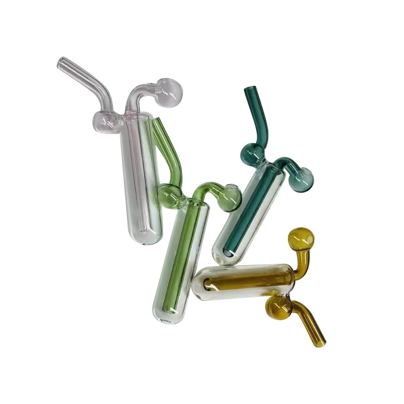 Colorful serpentin en verre brûleur de brûleur à bulles Percolateur diffuseur diffuseur water pipes bosgs bongs bubblers smart recycler filtre mini apparent de fumer portable