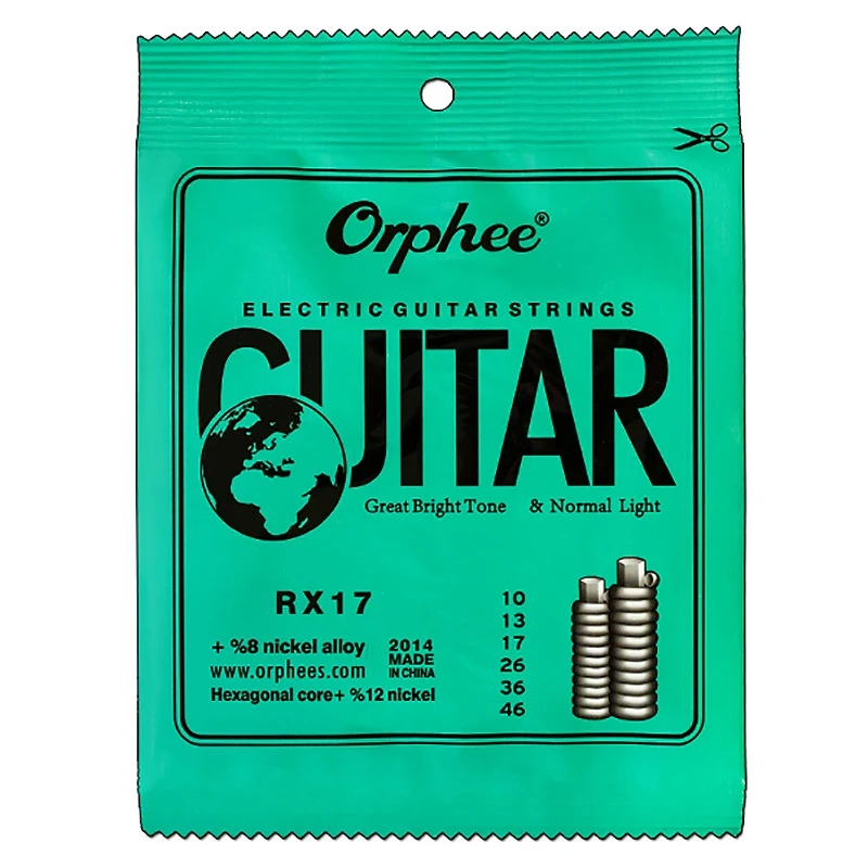 Guitar New Hot Orpee Guitar String Rx15 /Rx17 никелевый сплав Строка Super Light Enetche Guitar Strings