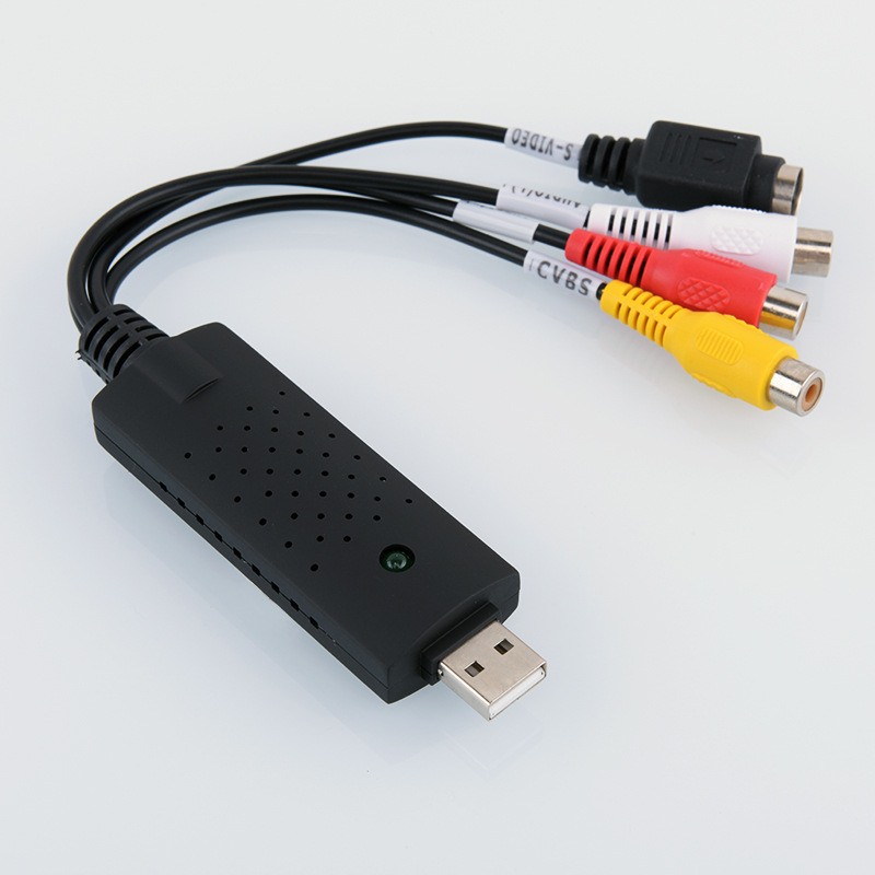 USB 2.0 Audio VHS a DVD Convertitore HDD EasyCap Adapter Card TV Video DVR Acquisizione Dispositivo