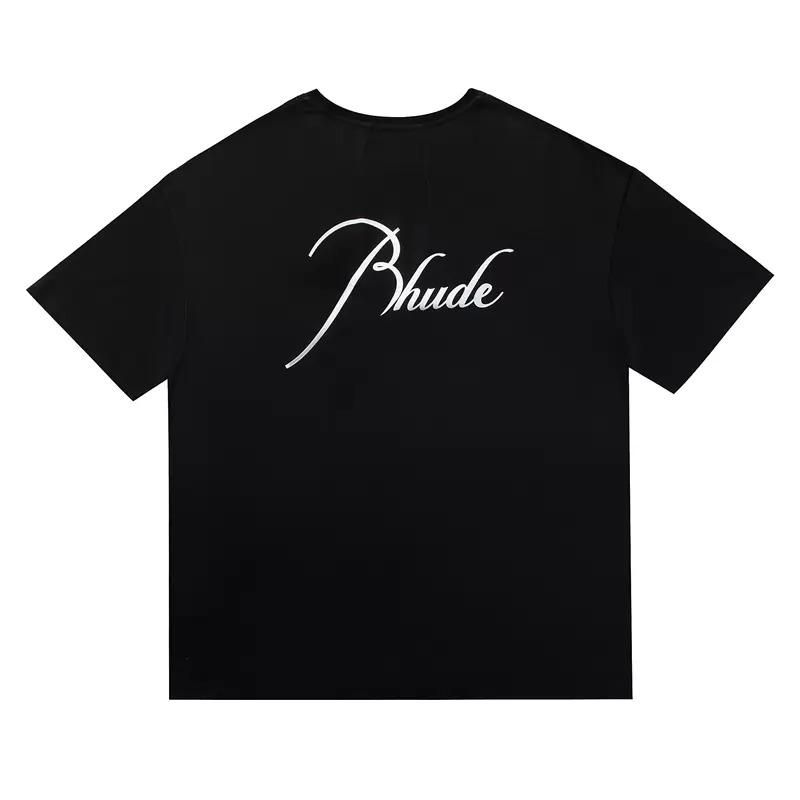 Rhude mens T shirt designer for men womens shirts designer shirt Fashion clothes hip hop tshirts luxury Short Sleeved l breathable 100% cotton Tees size s m l xl xy18