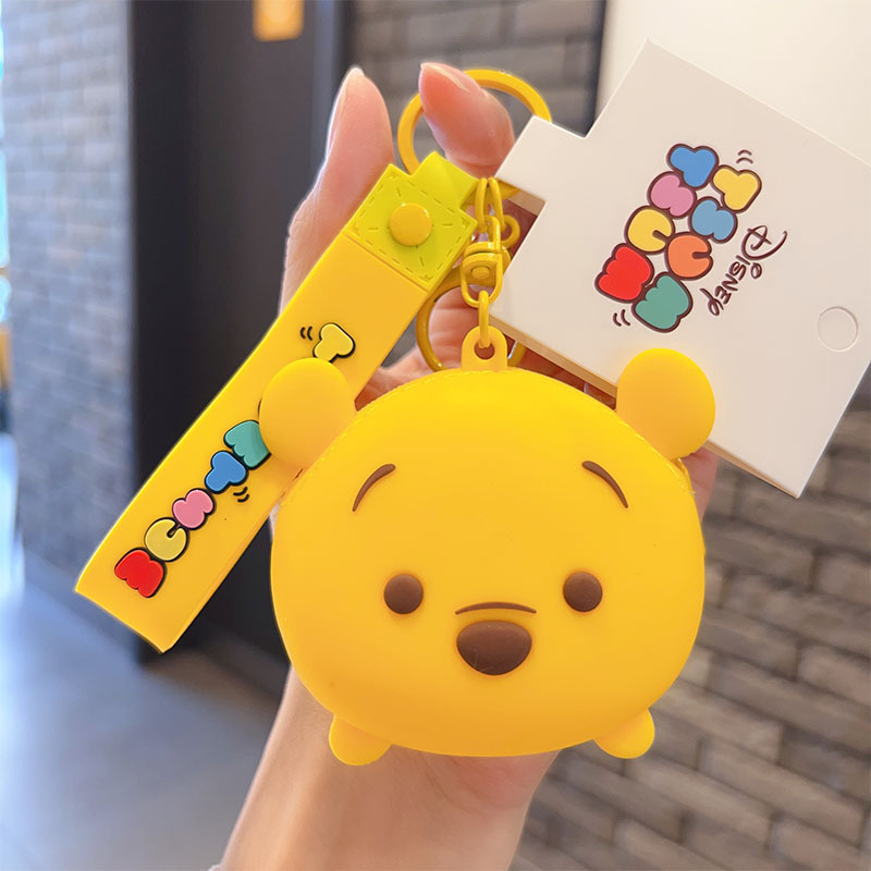 Cartoon and Anime Animal Series: Little Bear, Mouse, Duck, Pine Pine Toy Bag, Keychain, Cute and Creative Bookbag, Hanging Jewelry