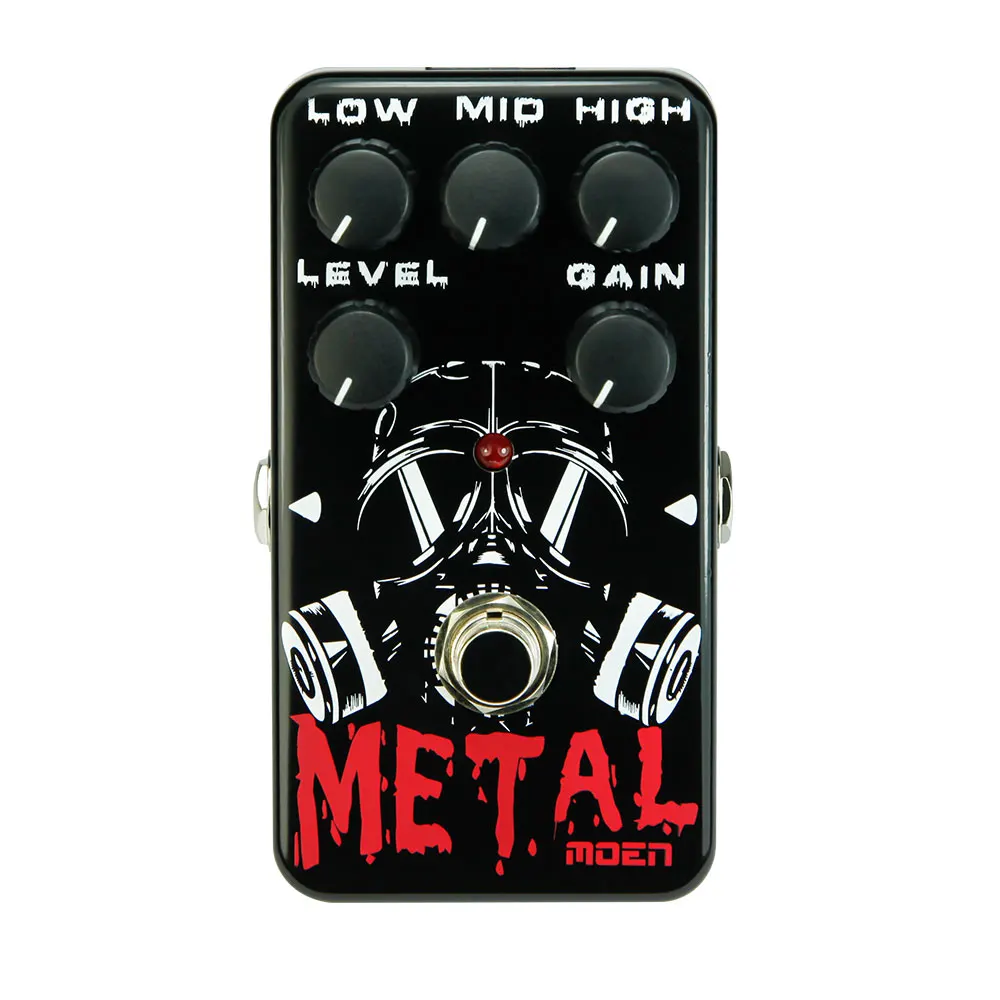 Cavi Moen Electric Guitar Effects Metal Distortion Gain Livello Basso Middle High Pedal