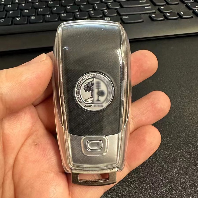 Gepersonaliseerde modificatie Auto Key Back Case Key FOB Shell Achteromslag Fit voor Benz AMG C Klasse Nieuwe E Klasse A Klasse GLC GLE