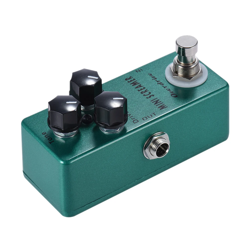 Guitar MOSKY Audio MINI SCREAMER Tube Overdrive Guitar Effects Pedal Full Metal Shell True Bypass Guitar Parts Accessories