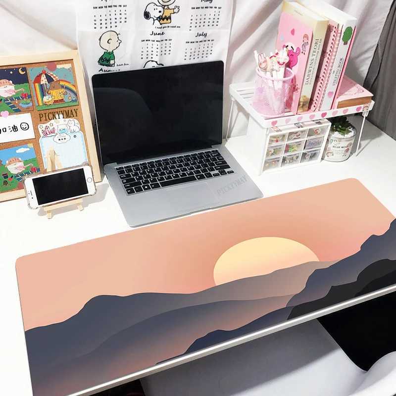 Mouse Pads Wrist Rests Mount Bright Large Mouse Pad 100x50cm Big Computer Mousepads Office Mousepad Big Keyboard Mat Gamer Mouse Pads Desk Mats