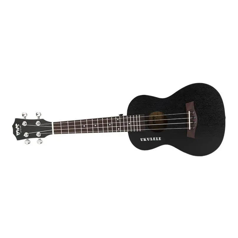 Gitar 23 inç konser ukulele ahşap siyah hawaii gitar dört ip gitar maun ahşap ukelele doğum günü Noel hediyeleri