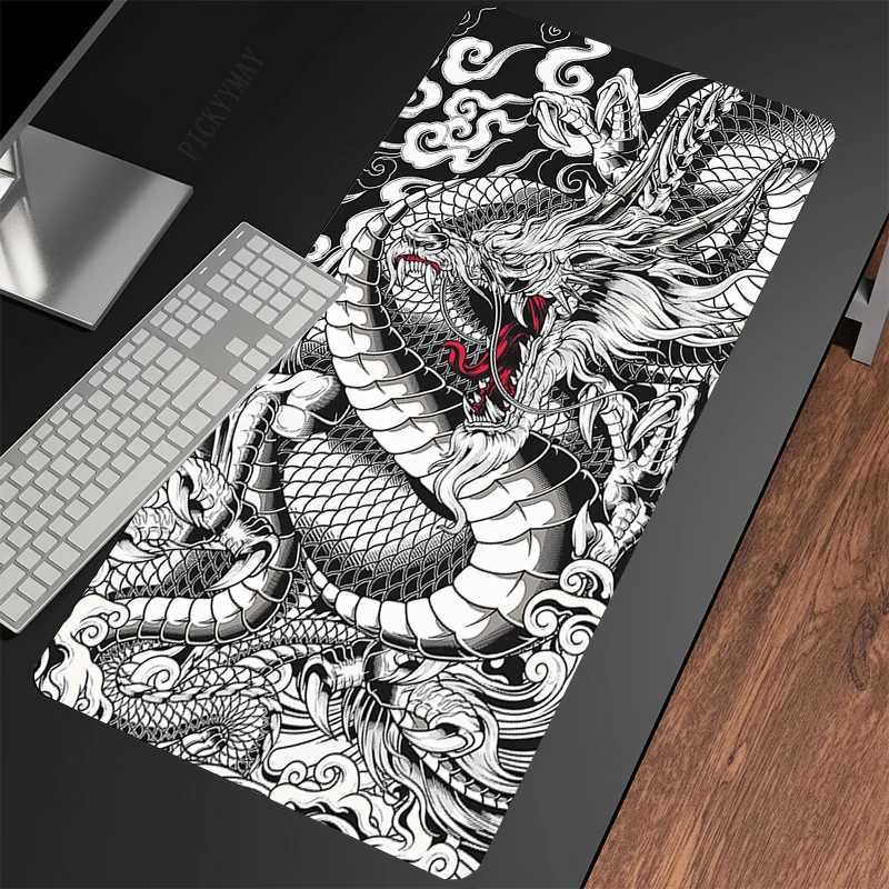 Poussions de souris poignet repose des coussinets de souris Dragon Element Design Gaming Mousepads 400x900 Grand Mousepad Gamer Gamer Rubber Mat Company Company Pad Design for Gift