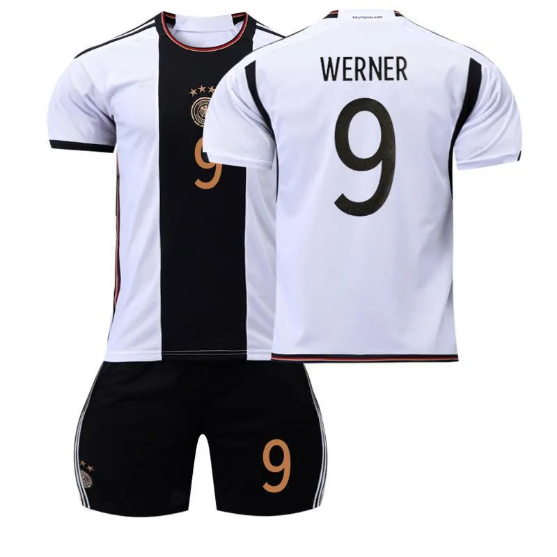 23 Germany home jersey No. 13 Muller 19 Sane 7 Haverz 8 Kroos football suit set