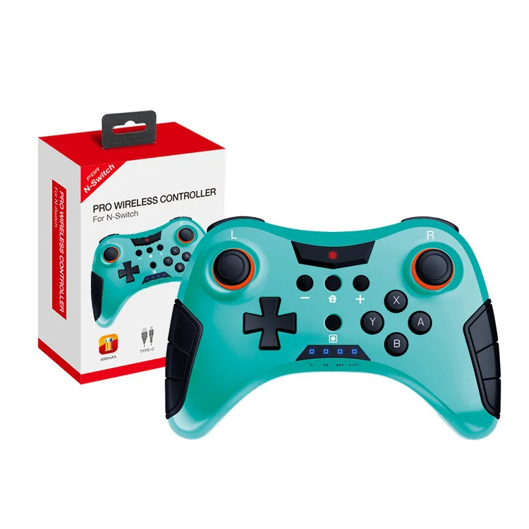 GamePads TNS1724スイッチ用ワイヤレスBluetoothコントローラーProホストのゲームパッドモバイルコンソールショックジョイスティックゲームパッドNSスイッチ