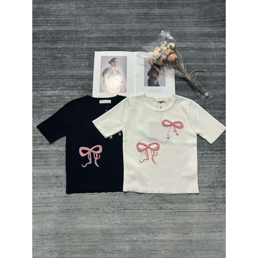 T-shirt Miumiues Designer LEXURIE LETTRE LETTRE IMPRESSION FEMMES IMPRIMÉS