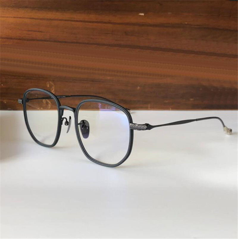 Nowe okulary optyczne w projekcie mody 8097 Octan i tytanowa rama prosta i obfity styl łatwy i wygodny w noszeniu okularów