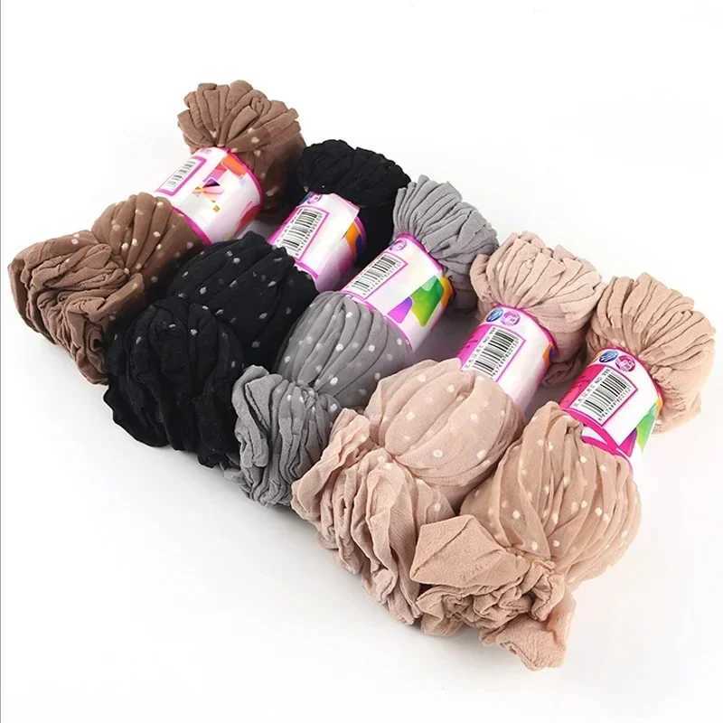 Socks Hosiery = Elastische ultradünne Punkt Seidensocken Frauen Sommer schwarz transparent kurzer Knöchel Socken weibliches sexy Nicht-Schlupfboot Sox