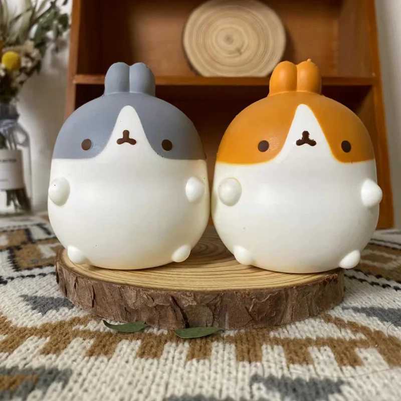 Decompressie speelgoed nieuwe volwassen kinderen schattig chick konijn aardbei jumbo squishy kawaii dier langzaam rijzende stress ball fidget speelgoed knijp voedsel ToyL2404