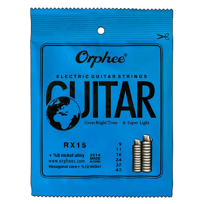 Guitar Orphee Guitar String Nickel String Super Light Electric Guitar Strings