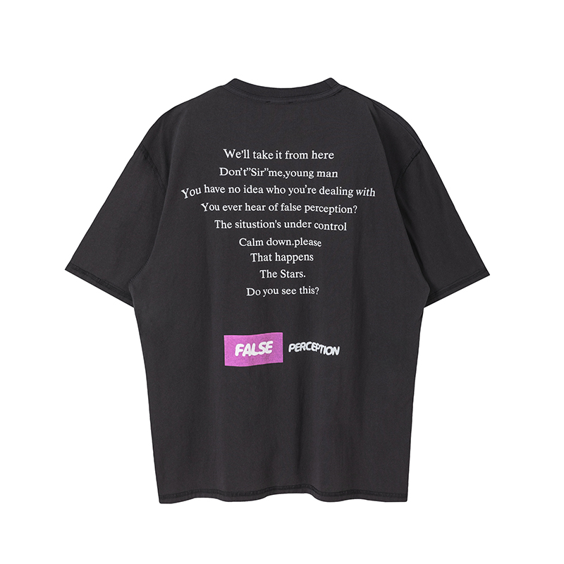 Maglietta da 2024SS Maglietta da donna Tessuto pesante T-shirt unisex Top Thirt