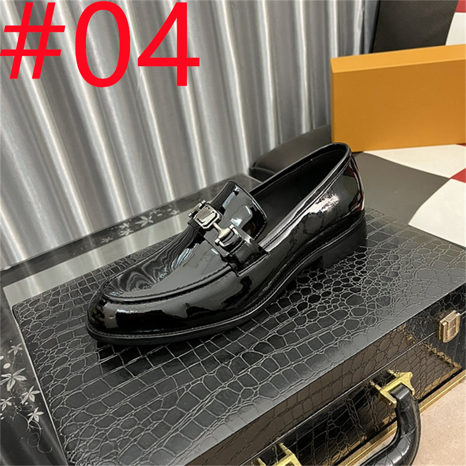 2024 Party Shoe Men Elegant Coiffeur Designer Loafers Italian Fashion Mens Shoes Wedding Dress Shoes Men's Formal Luxury Brands Ayakkabi 38-45