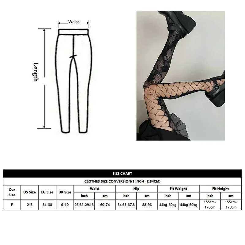 GSXC SEXE SEXY SECTURES SNESTRES Gothiques Stockings Lolita Mesh Collons pour femmes Stocks de filet