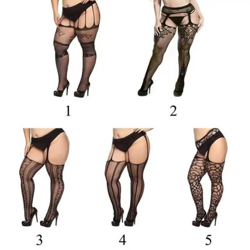 Sexy sokken visnet kousen panty panty Suspener sexy panty kanten dij hoge lingerie vrouwen 240416