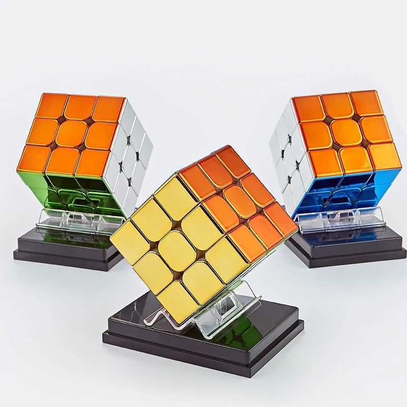 Magic Cubes Compating 3x3x3 Magnetische magische kubus 3x3 Professionele snelheid Puzzel 33 kinderspeelgoed Cubo Magic Cube Puzzl Magic CubeL2404