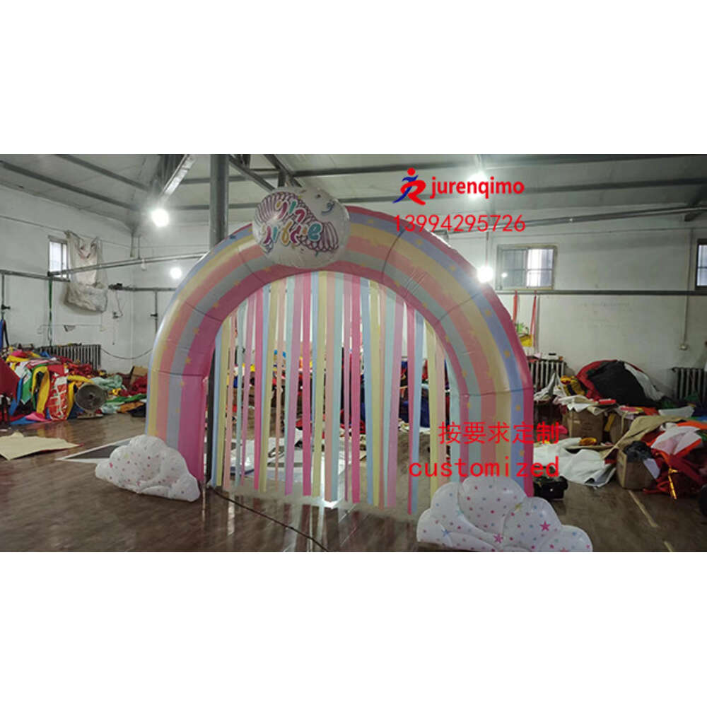 Mascot Costumes Iatable Arch, Rainbow Door Decoration, Advertising Materials, Party Props, Beautiful Display, and Customized Scenery