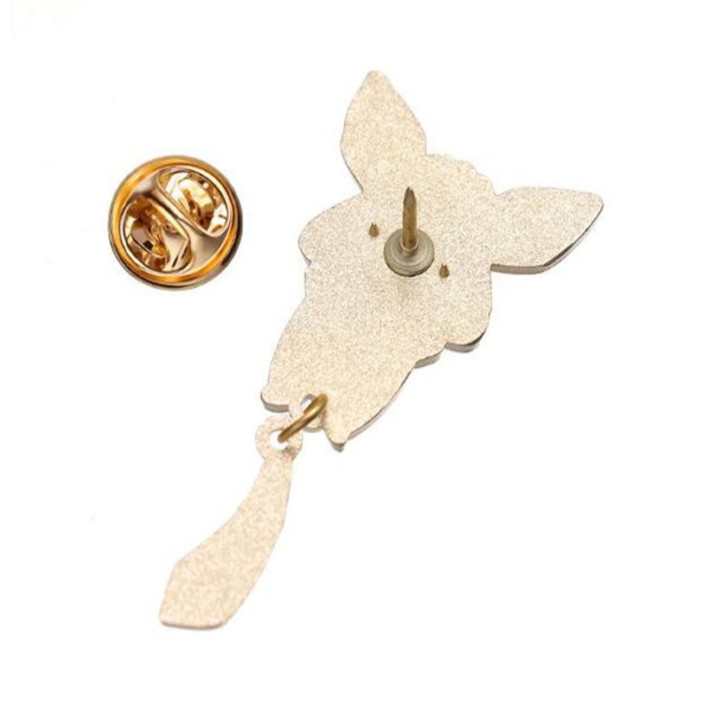 Broche de périmètre personnalisée de l'elf personnalisé, badge de revers, cadeau de bijoux amusant pour enfants AB148