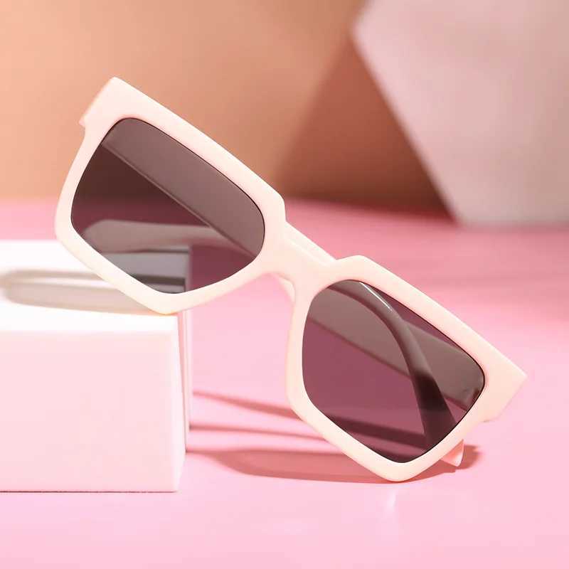 Sunglasses New Kids Polarized Sunglasses Square Boys Girls Sun Glasses Small Rectangle Glasses Gift For Children Baby UV400 Eyewear 24416